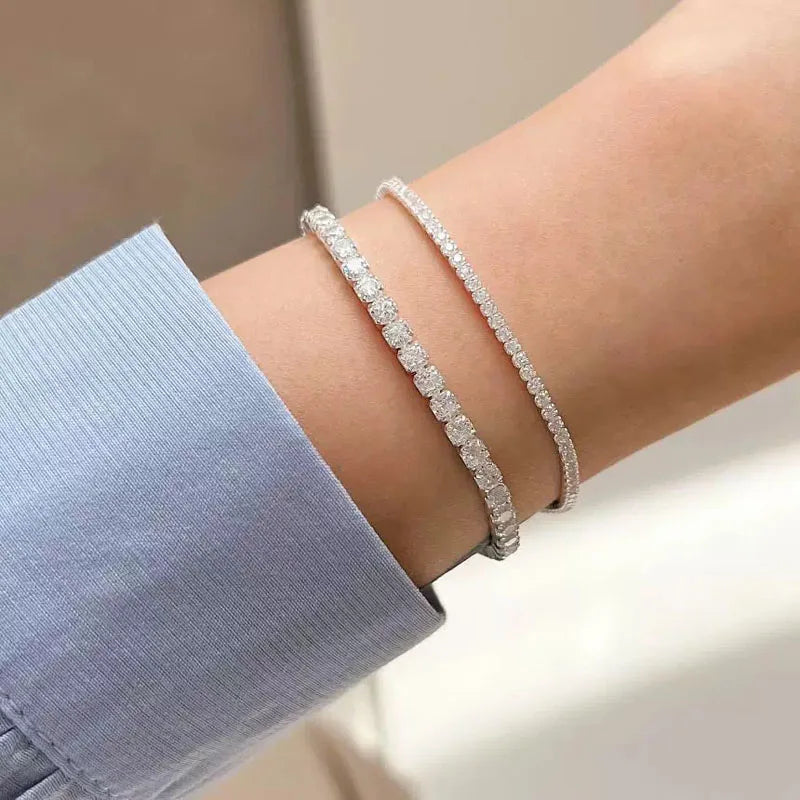 Pulsera de Plata con Circonia