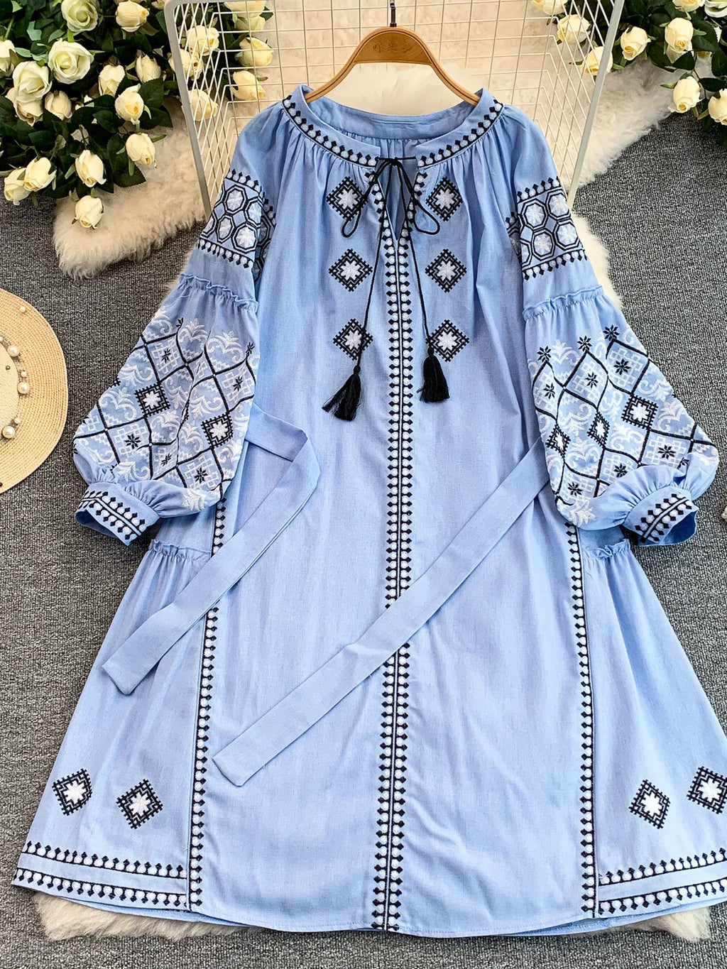 Vestido Línea A Casual