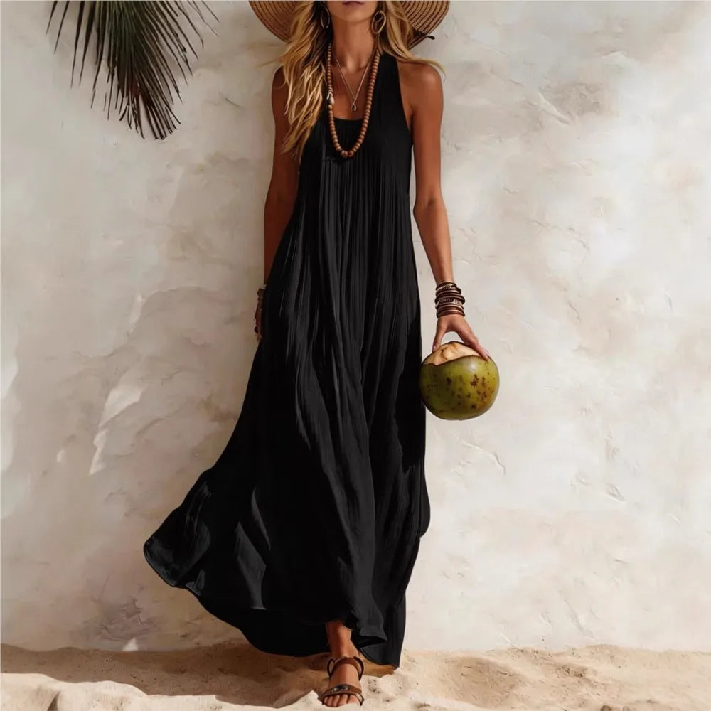 Vestido Lino Casual