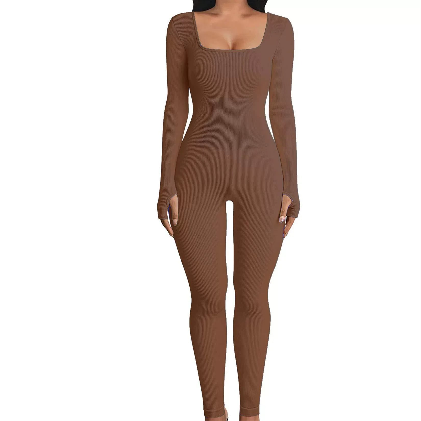 Jumpsuit Manga Larga Liso