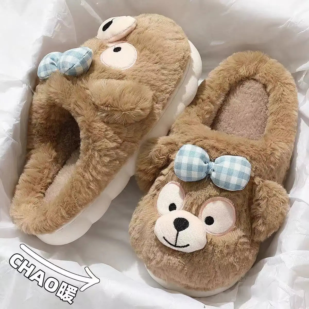Pantuflas Polar Estampado