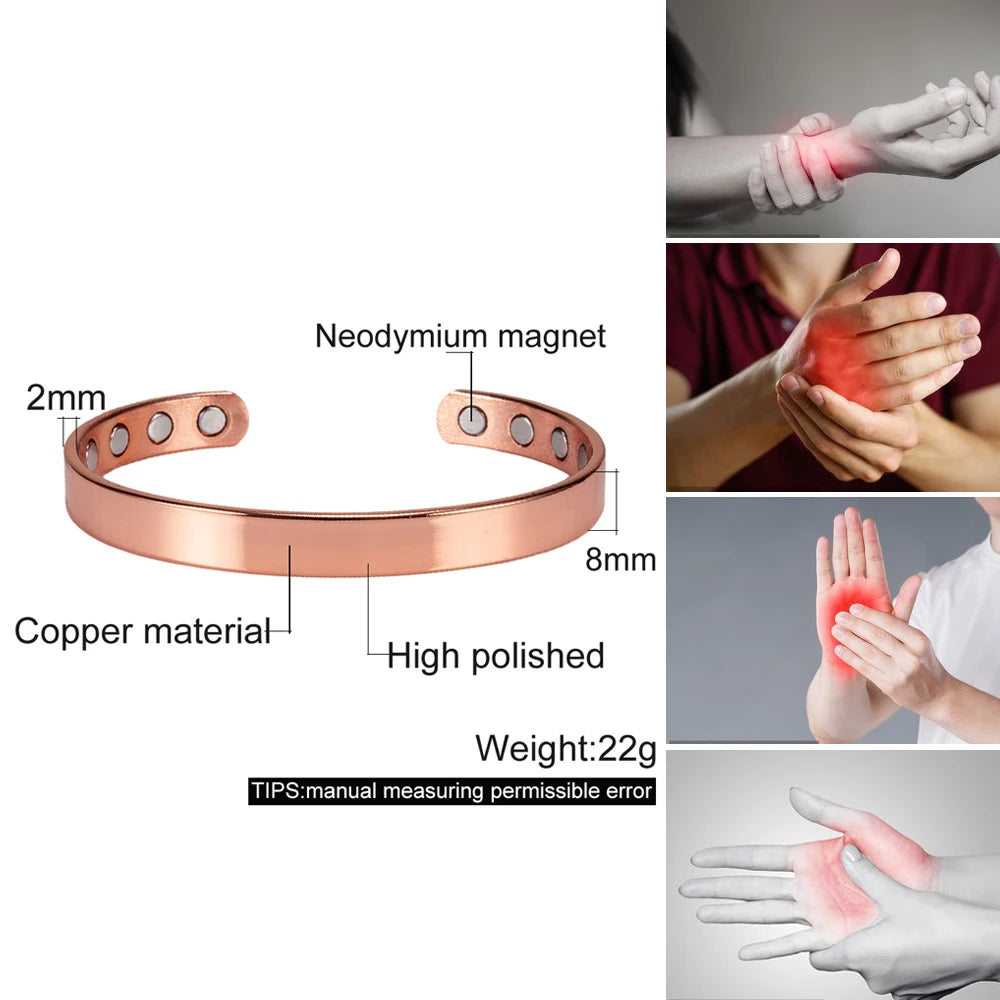 Pulsera de Cobre Magnética