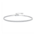 Pulsera de Plata con Circonia Cielo