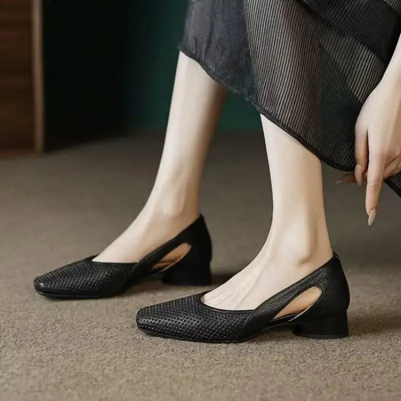 Tacones Piel Elegante