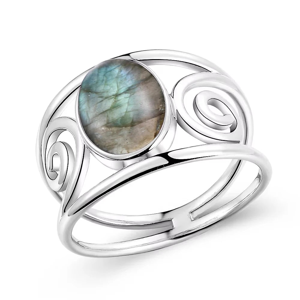 Anillo de Plata con Amatista