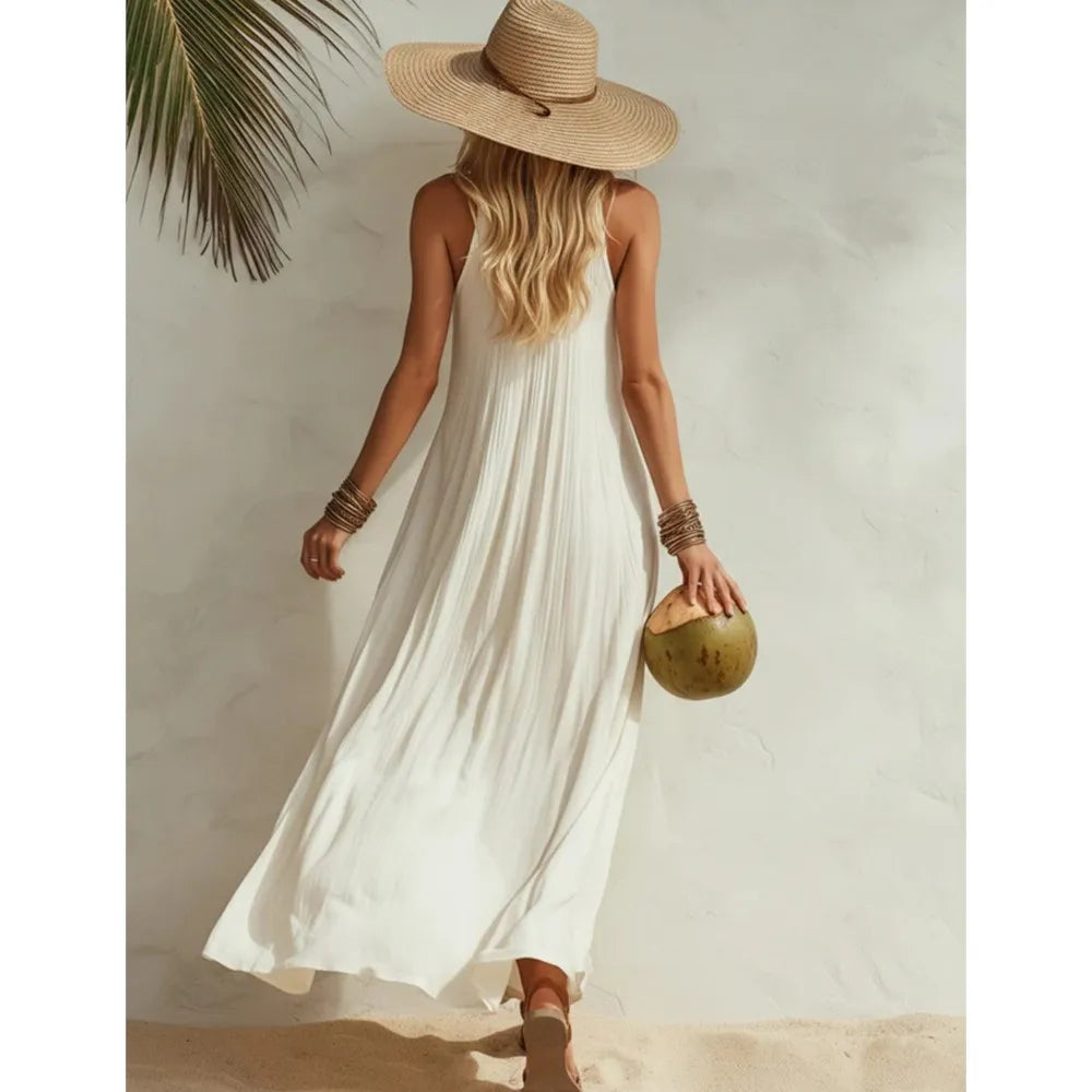 Vestido Lino Casual