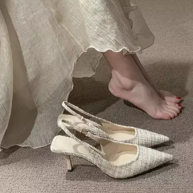 Tacones Tejido