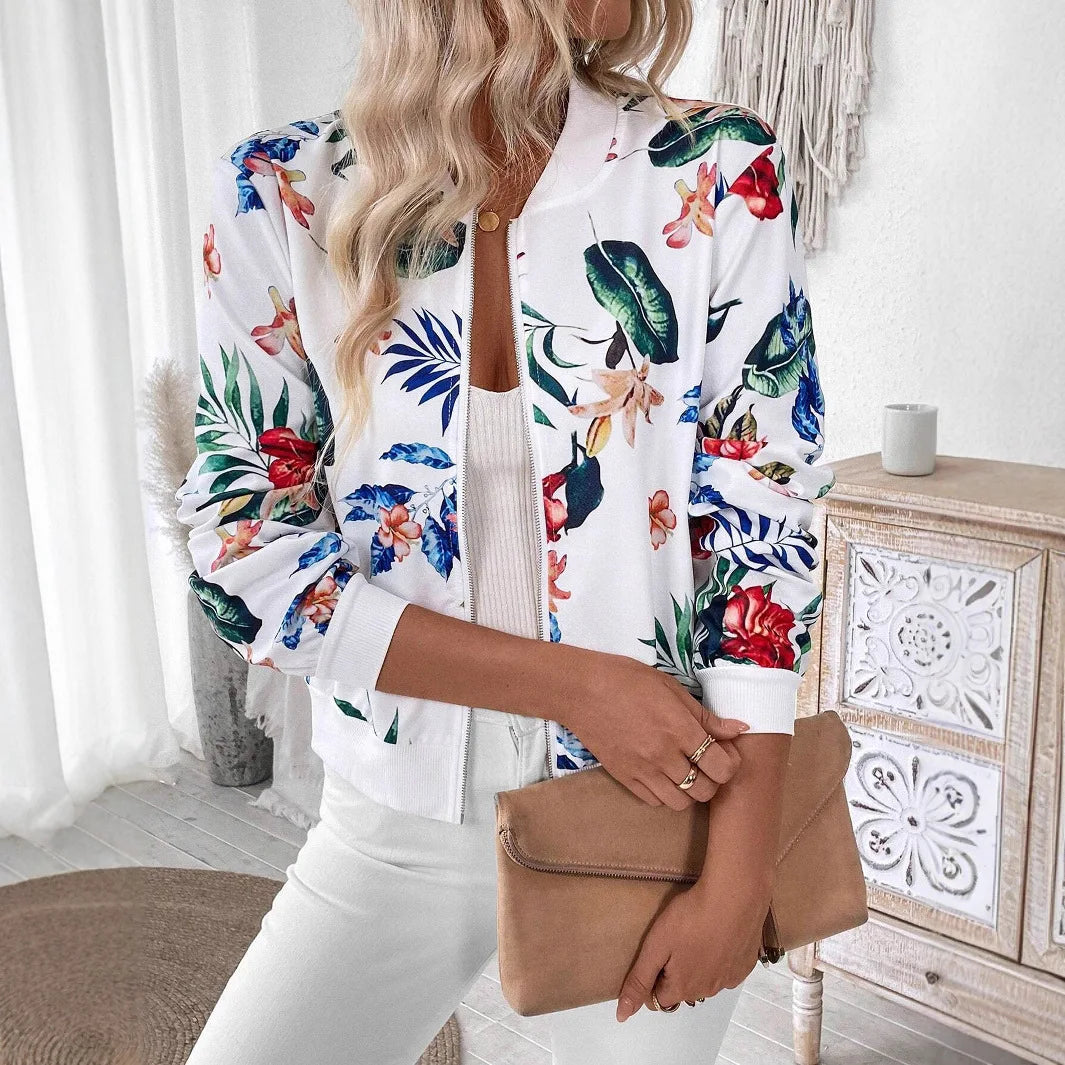 Chamarra Estampado Casual