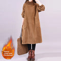 Vestido Pana Polar Vintage