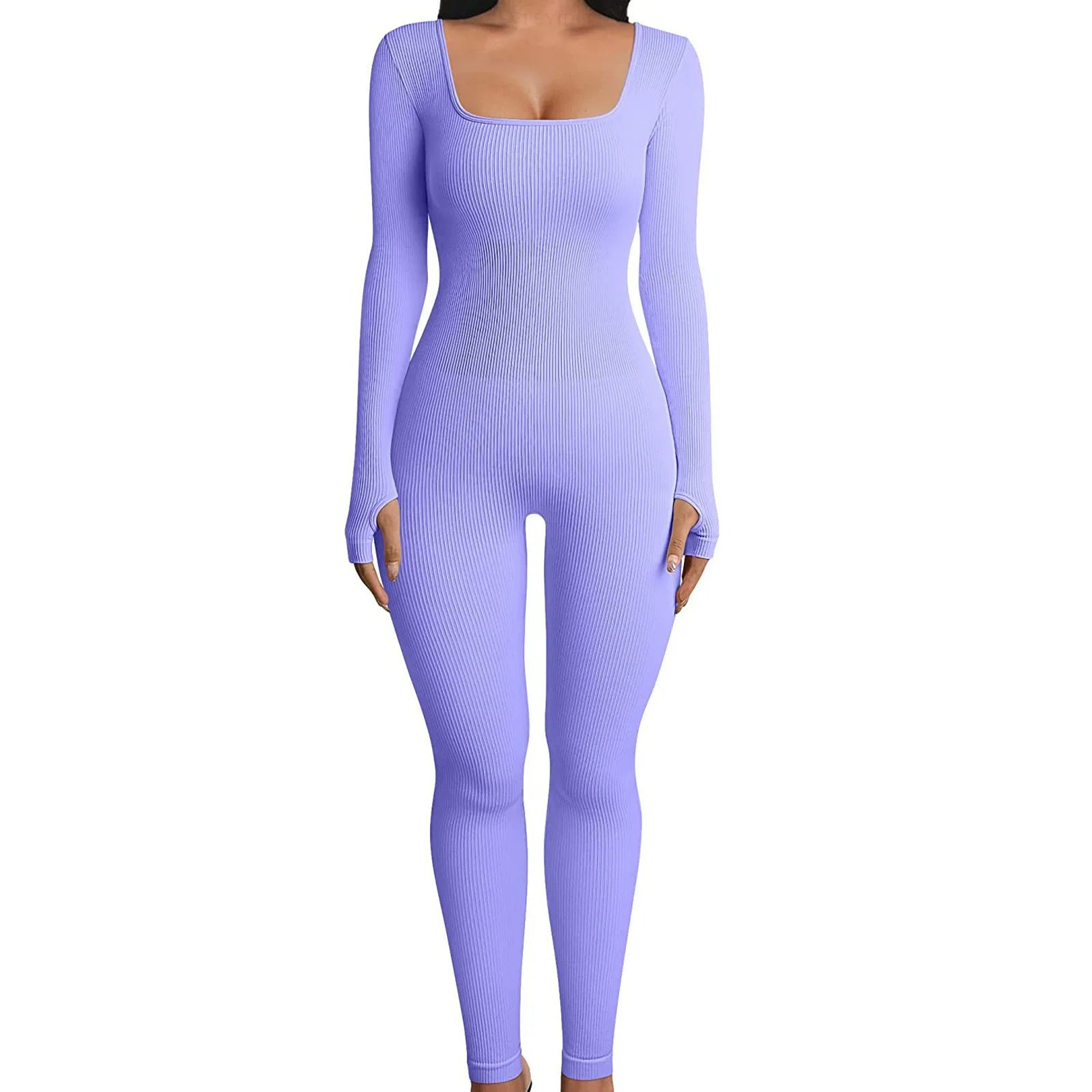Jumpsuit Manga Larga Liso