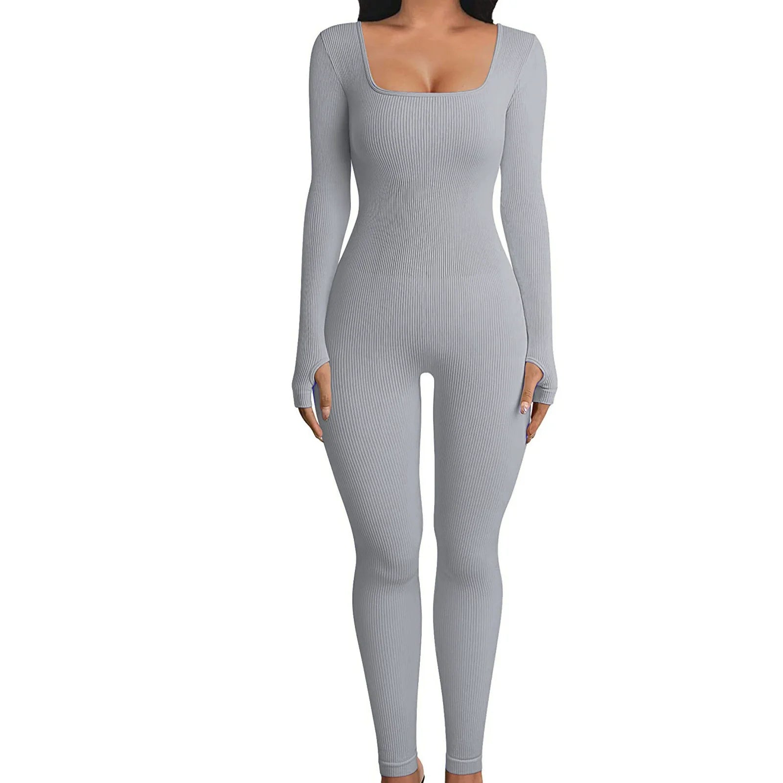 Jumpsuit Manga Larga Liso